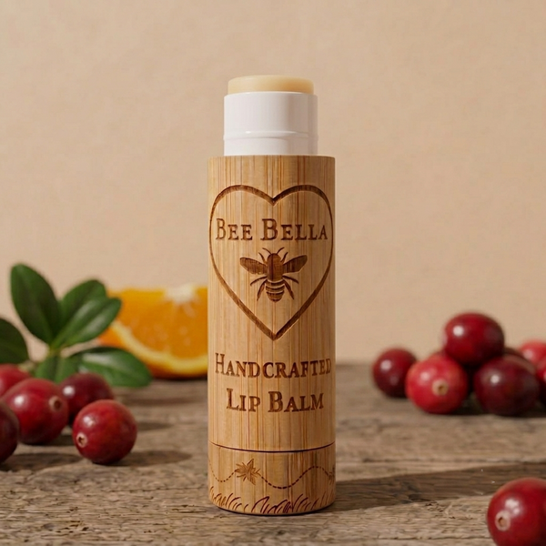 Orange Cranberry Beeswax Lip Balm