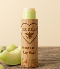 Bee Bella Honeydew Melon Beeswax Lip Balm - fresh natural handcrafted lip care
