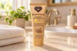Bee Bella Lightweight Daily Barrier Hand Cream in soft morning light