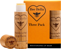 Unflavored Beeswax Lip Balm by Bee Bella, all-natural beeswax lip balm handmade in Wisconsin (view 2)