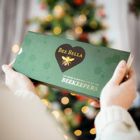Bee Bella Variety 5-Pack lip balm gift box styled lifestyle photo