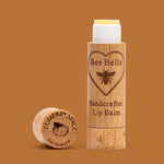 Pumpkin Spice Beeswax Lip Balm by Bee Bella, all-natural beeswax lip balm handmade in Wisconsin