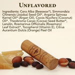 Unflavored Lip Balm